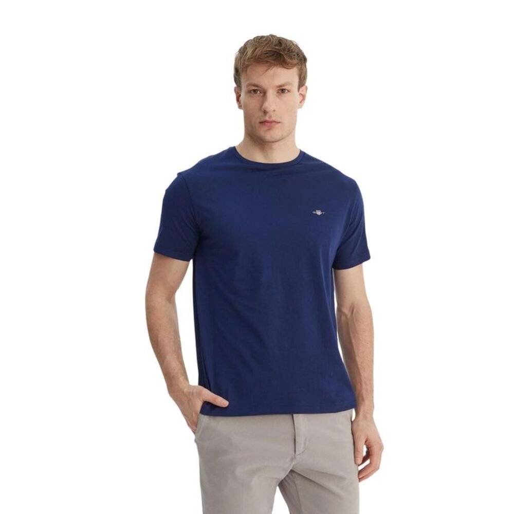 Gant Blue Cotton Men's T-Shirt